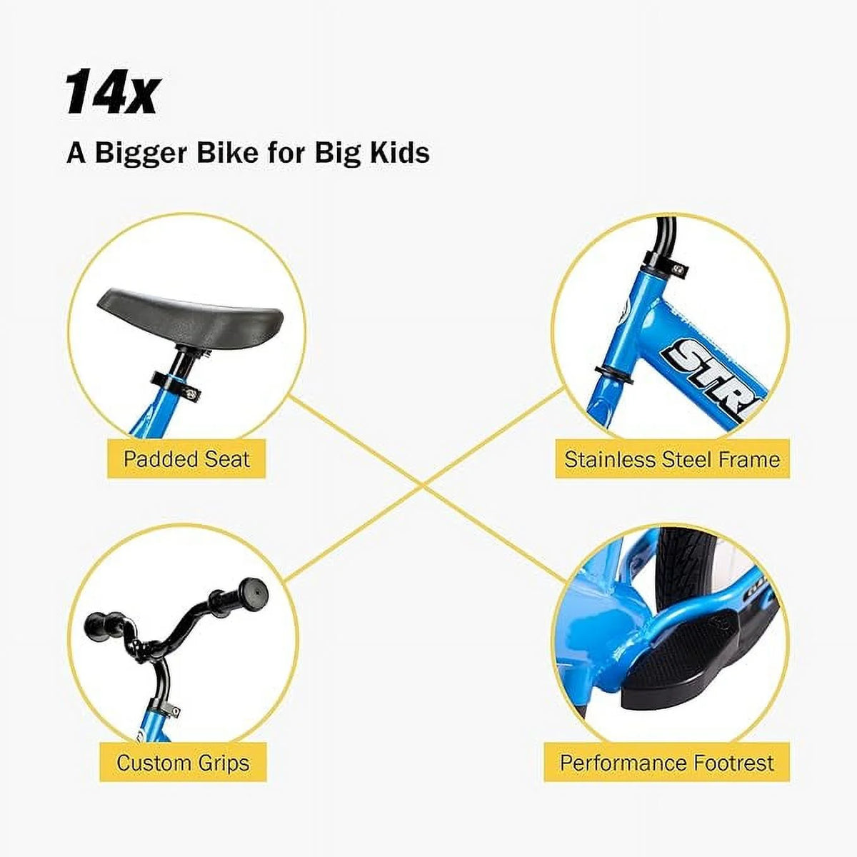 14x Sport Balance Bike Awesome Blue B61230