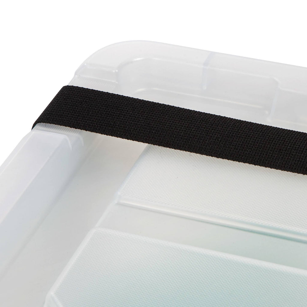 Clear 10-Gallon Plastic Totes Set of 4 M868
