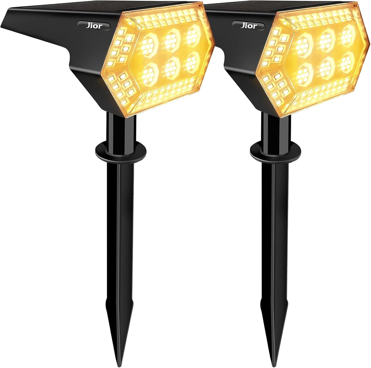 108 LED IP65 Waterproof Solar Spotlights 4 Pack U321
