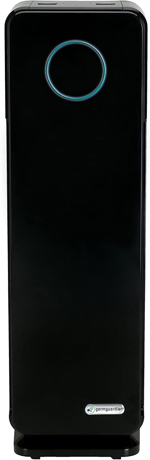 22” 3-in-1 True HEPA Filter Air Purifier, UV-C Sanitizer, Black S69137