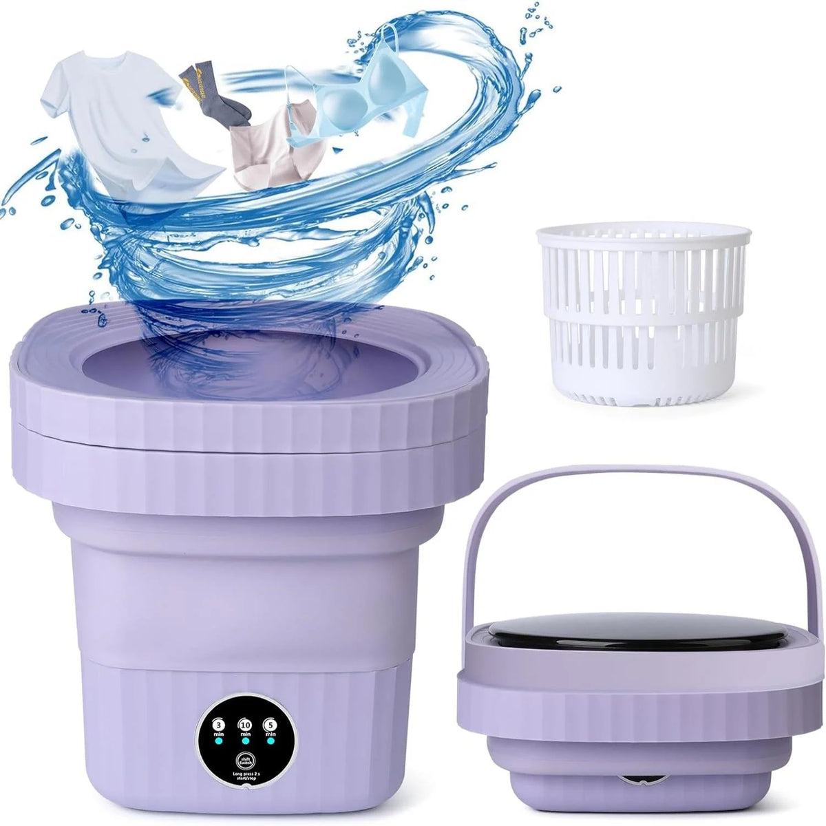 Portable Mini Foldable 8L Washing Machine F677