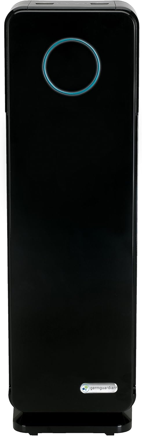 22” 3-in-1 True HEPA Filter Air Purifier, UV-C Sanitizer, Black S69137
