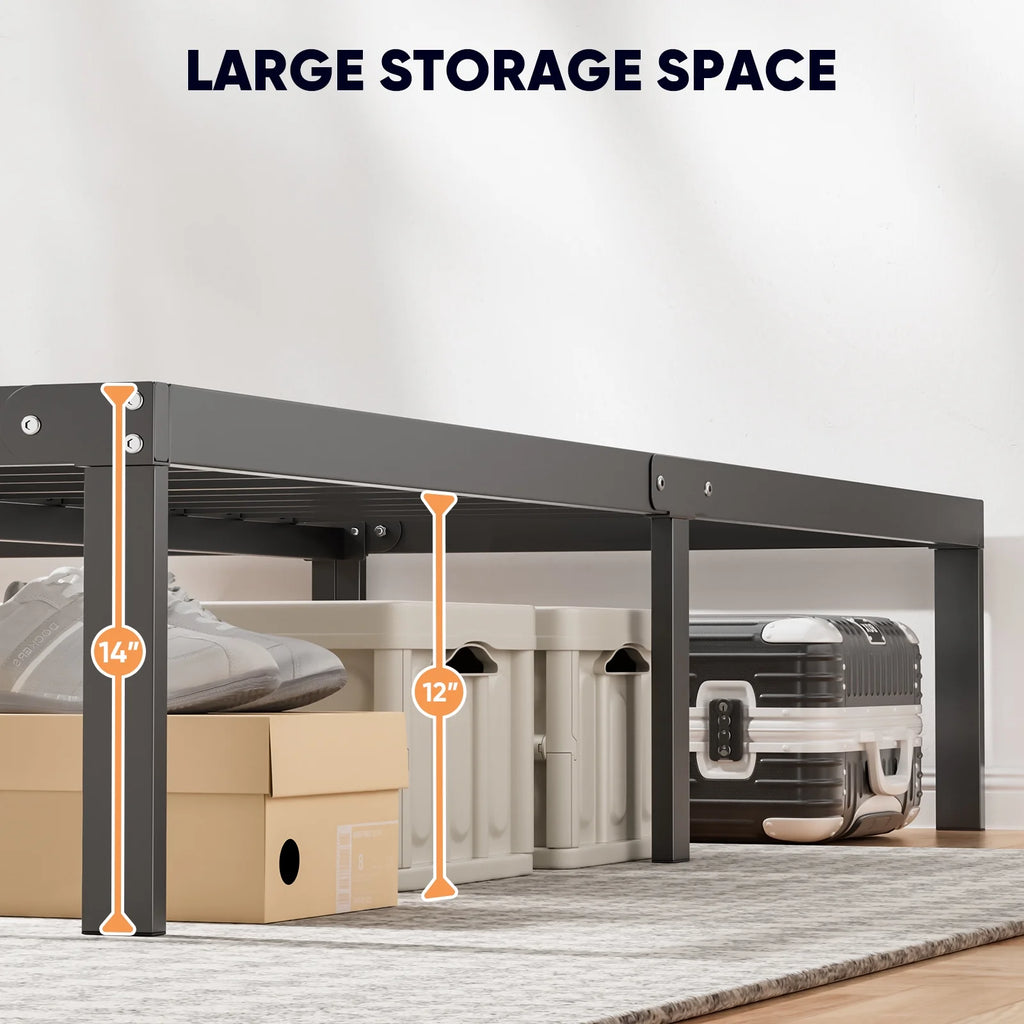 King Metal Platform Bed Frame Q712605