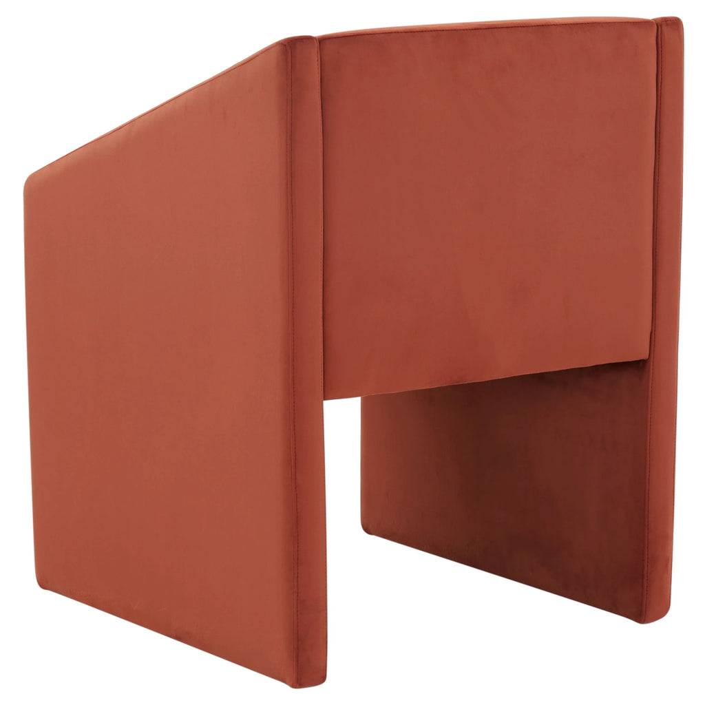 Modern Velvet Solid Armchair T242891