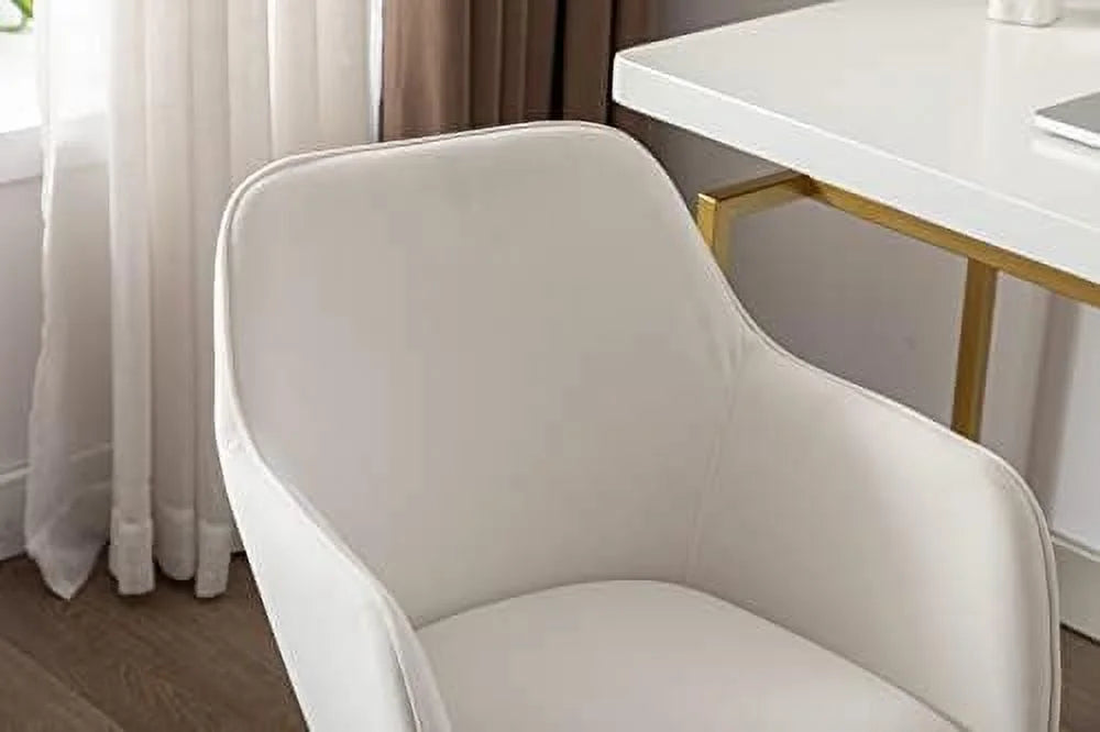 Yellow Velvet Adjustable Height Office Chair B11111