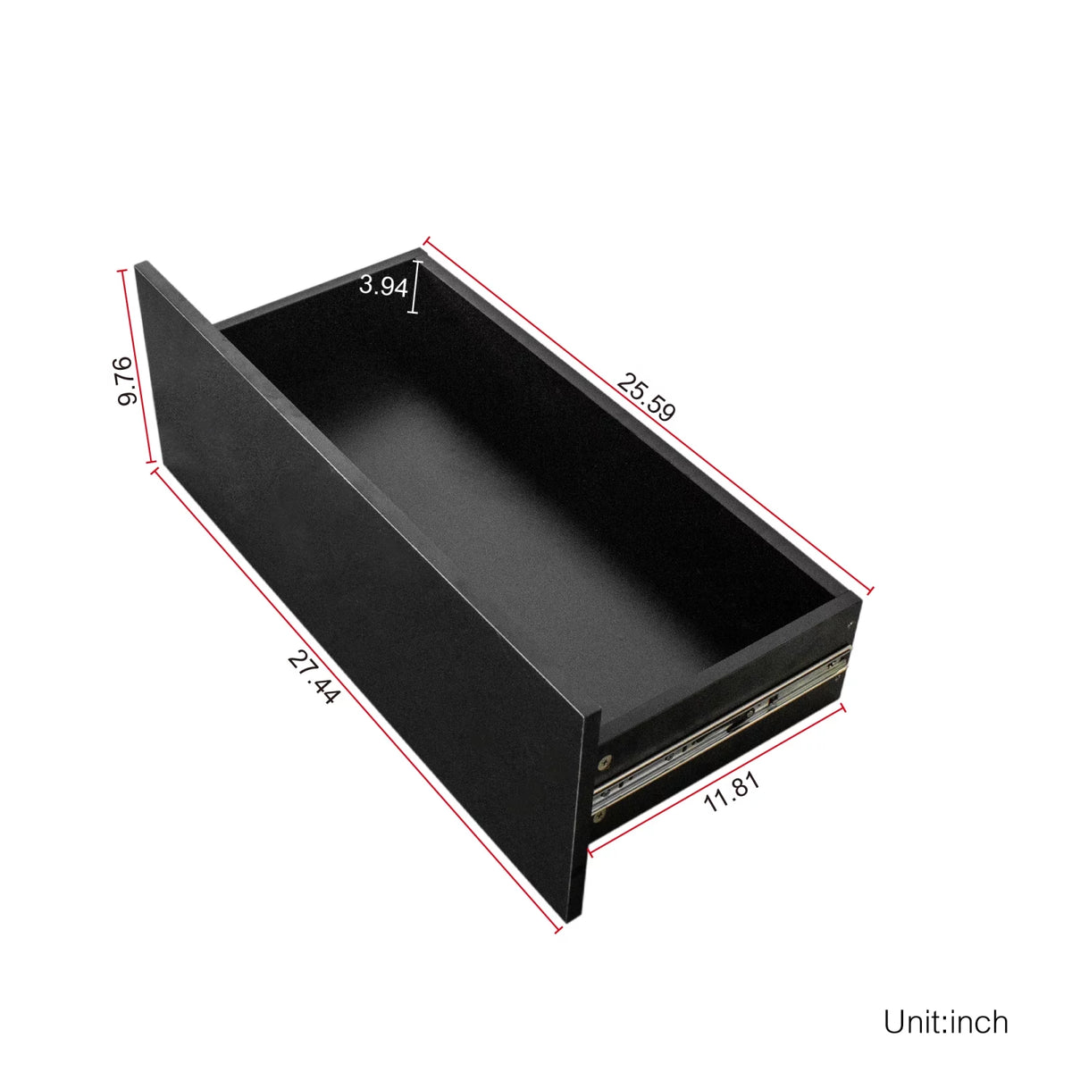 Black Modern LED TV Stand up to 80'' C365630