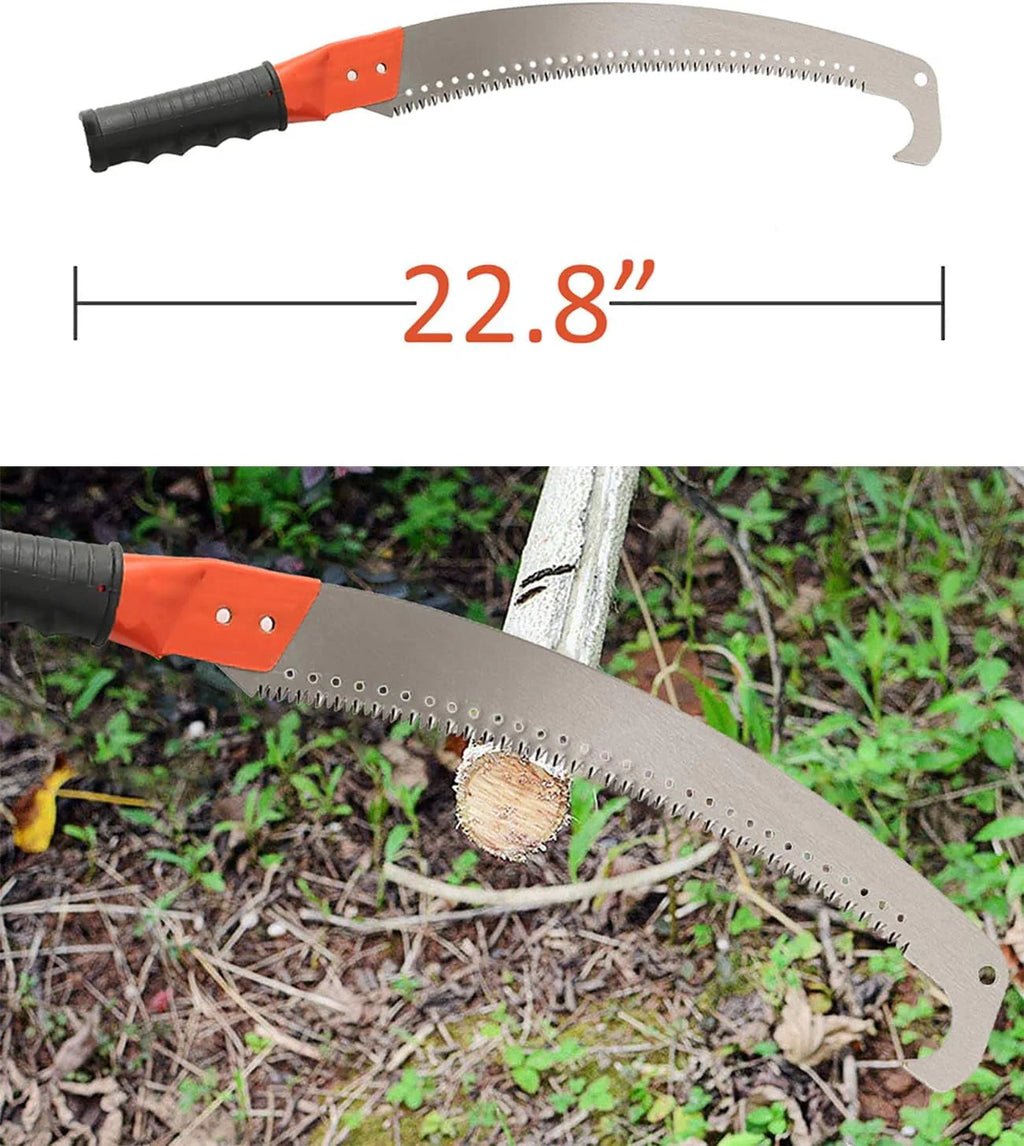 Extendable Manual Pole Saw with 10FT Stainless Steel Pole G232