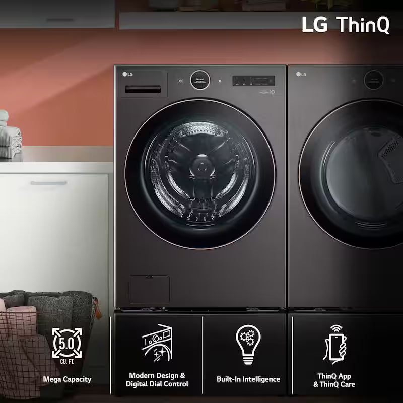 5.0 cu. ft. Stackable Smart Front Load Washer P1817