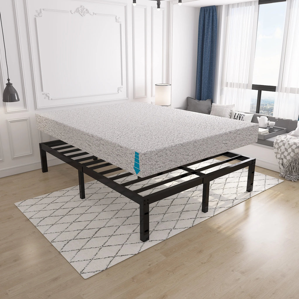 Queen Heavy Duty Metal Platform Bed Frame H506