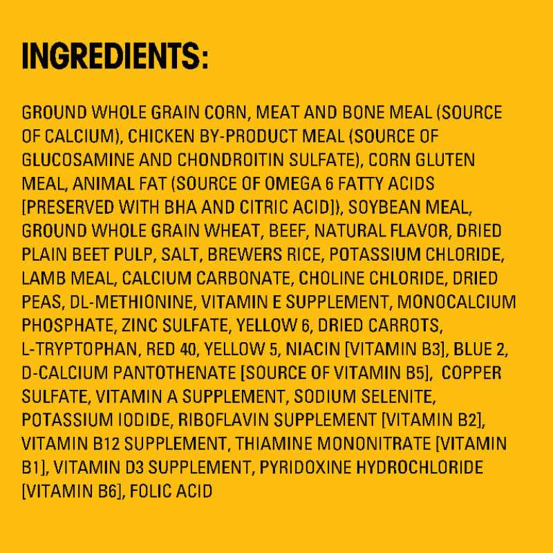 High Protein Adult Dry Dog Food Beef and Lamb Z339