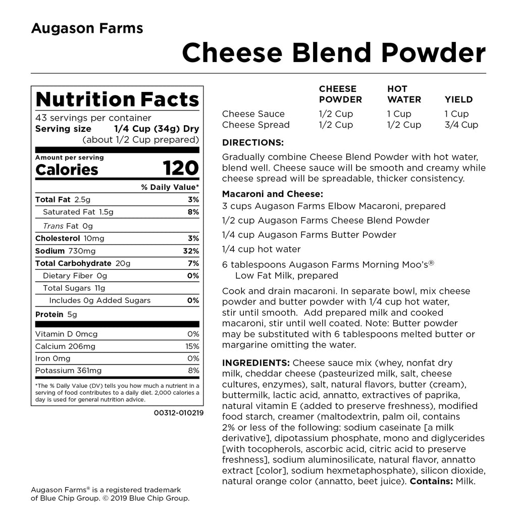 Cheese Blend Powder Gluten Free V270636