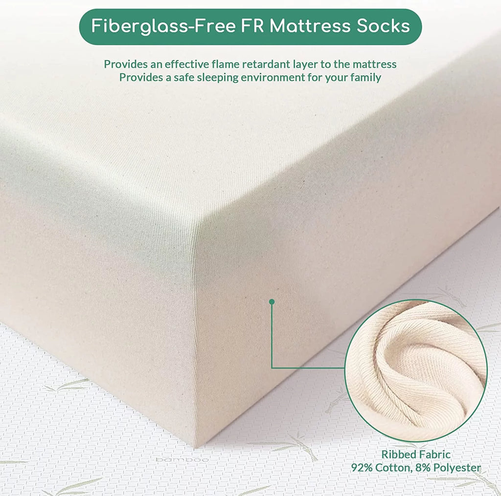 Queen Medium Gel Memory Foam Mattress with Bamboo Knit Cover M728