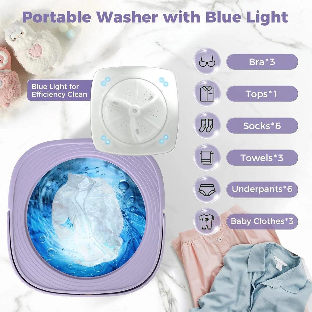 Portable Mini Foldable 8L Washing Machine F677