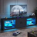 TV Stand with LED Lights and Power Outlet T55234