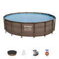 16ft x 48in Round Frame Above Ground Pool Set Z732656