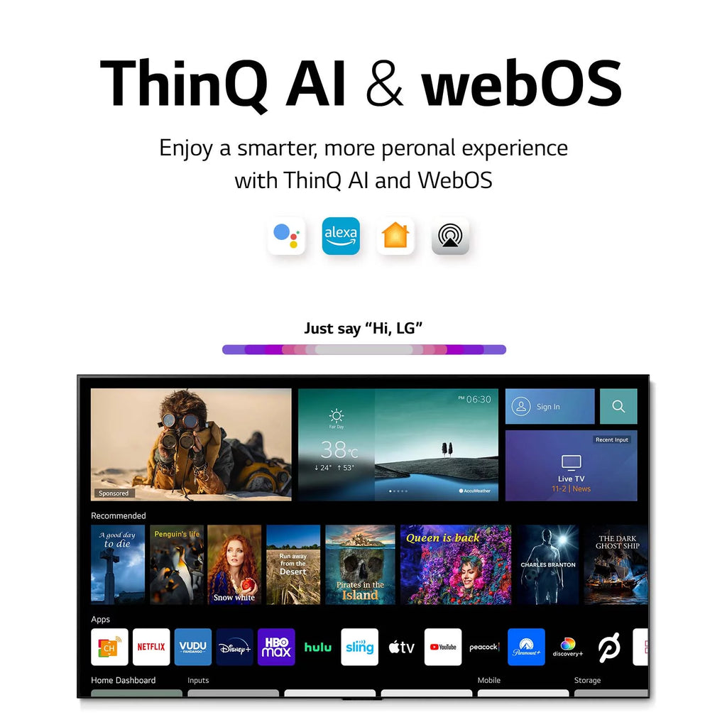 65 Class 4K UHD OLED Smart TV with Dolby Vision H92633