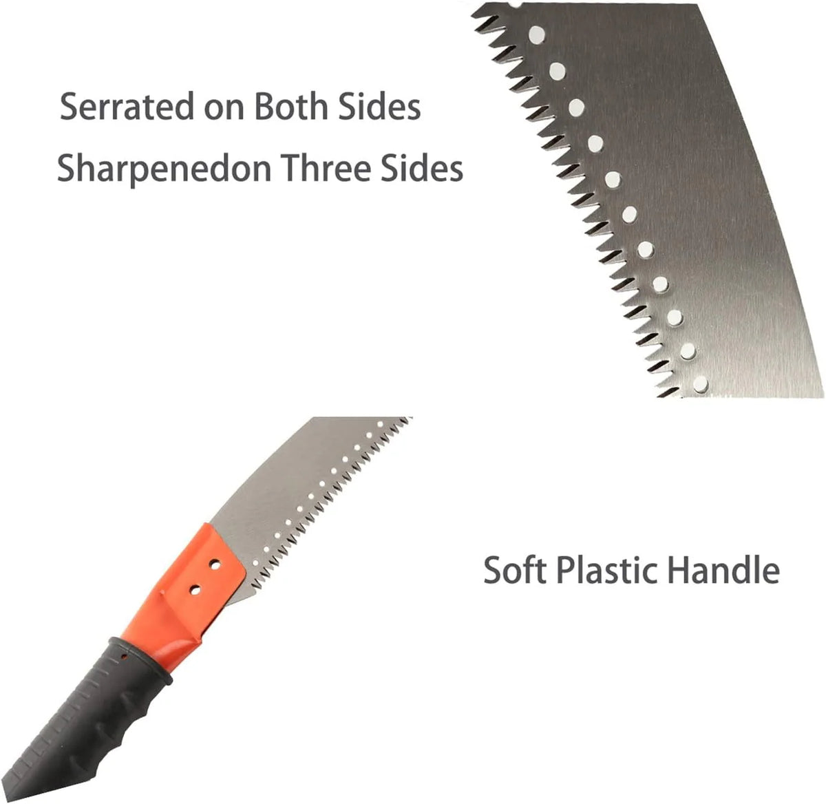 Extendable Manual Pole Saw with 10FT Stainless Steel Pole G232