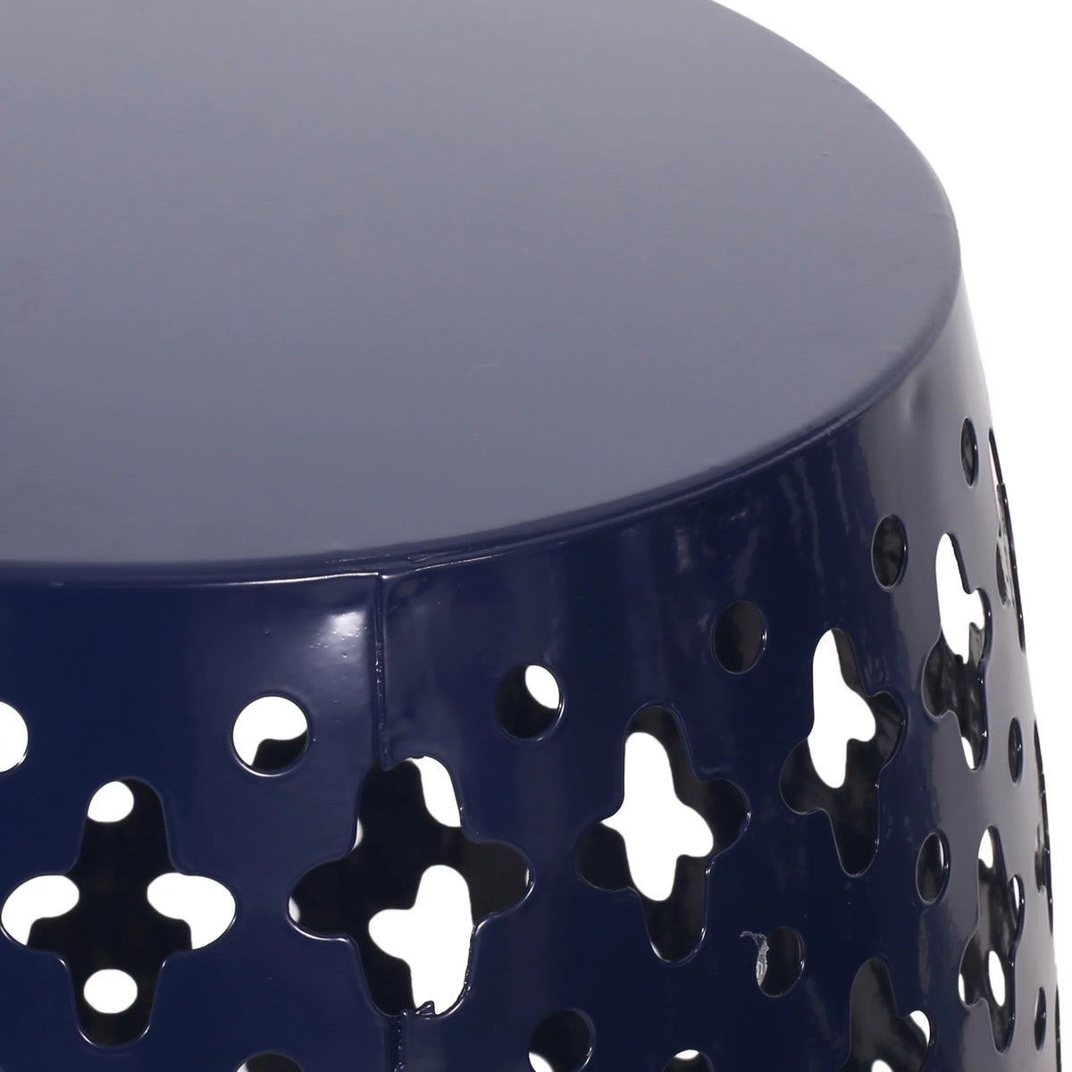 Black Metal Outdoor Side Table D91573