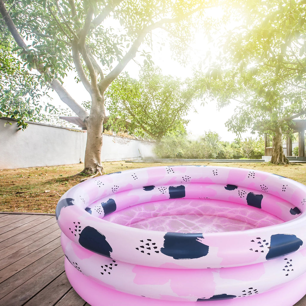 Inflatable 5.5ft 3 Ring Adult Pool G7625