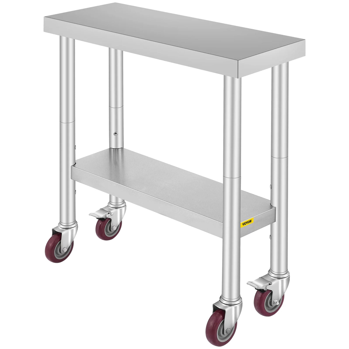 Stainless Steel Work Table with Wheels Y743009