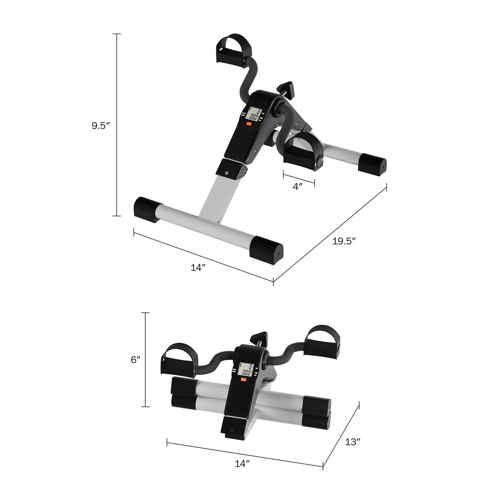Under Desk Bike Pedal Exerciser with Adjustable Resistance X582762