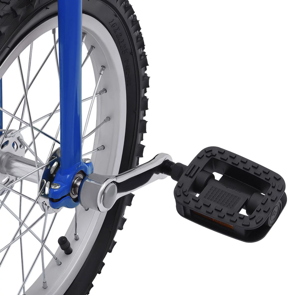 24 Unicycle 1 Wheel Bike Adjustable Height Blue Z998285
