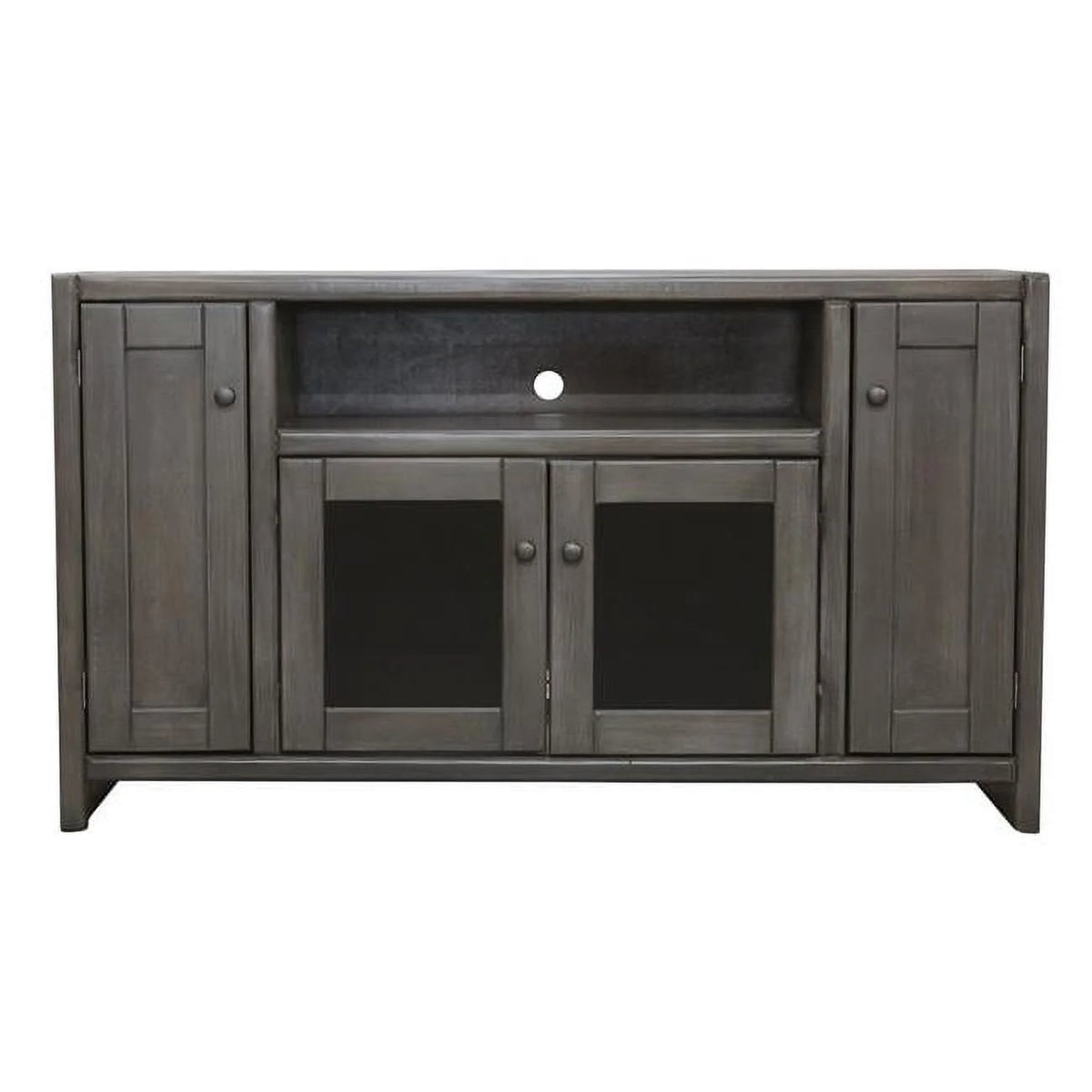 Yellow 55 in. Poplar Contemporary TV Stand U988
