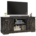 Farmhouse TV Stand with Barn Doors D782
