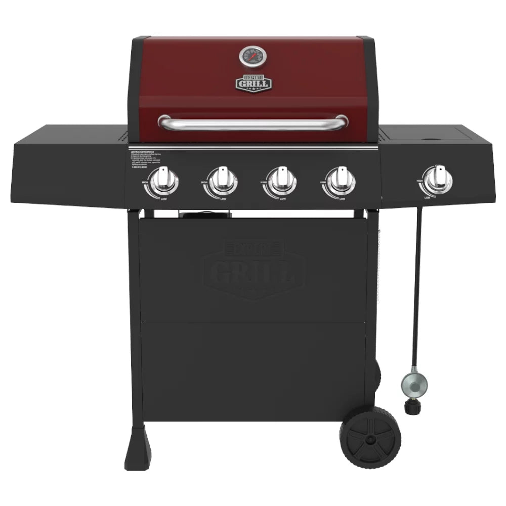 4 Burner Propane Gas Grill with Side Burner N120