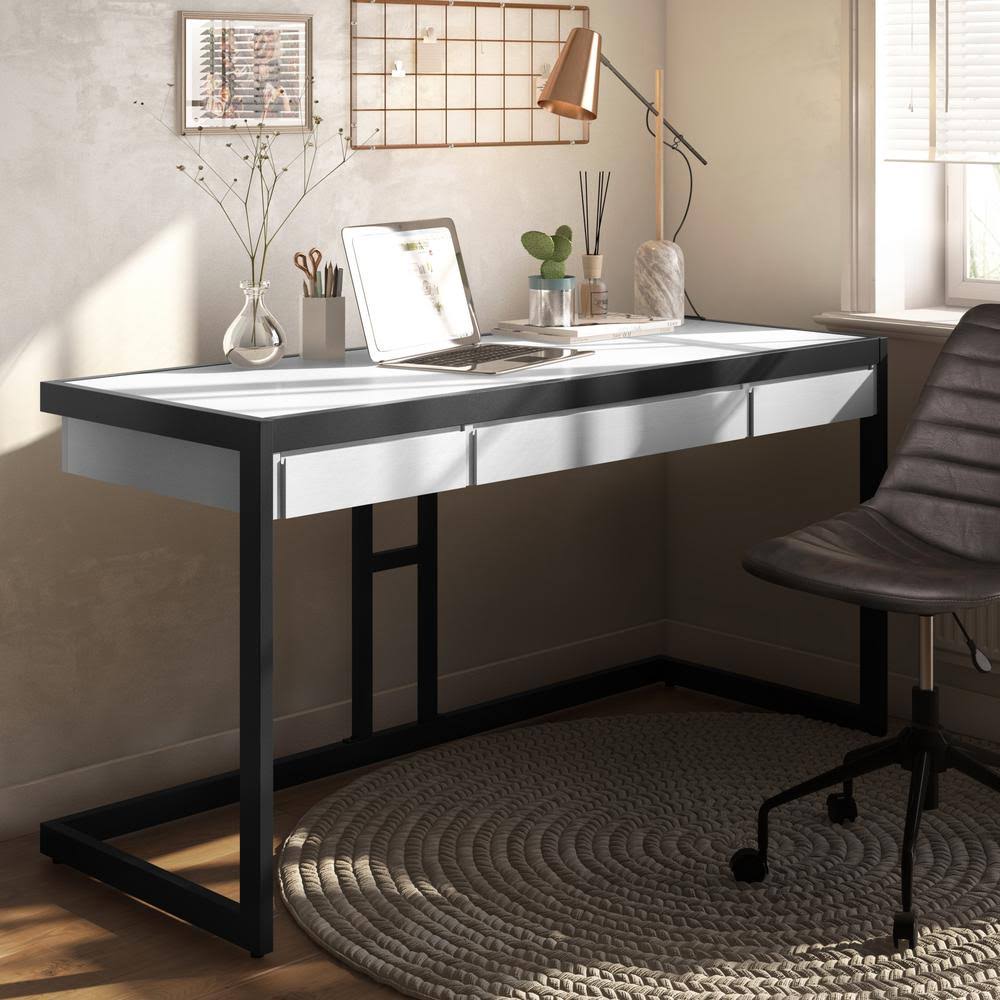 Solid Acacia Wood 60 inch Writing Desk F320