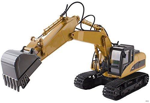 15 Channel Remote Control Excavator Construction Toy with Lights and Sounds Q926502