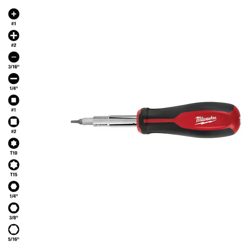 11-in-1 Multi-Tip Screwdriver D72912
