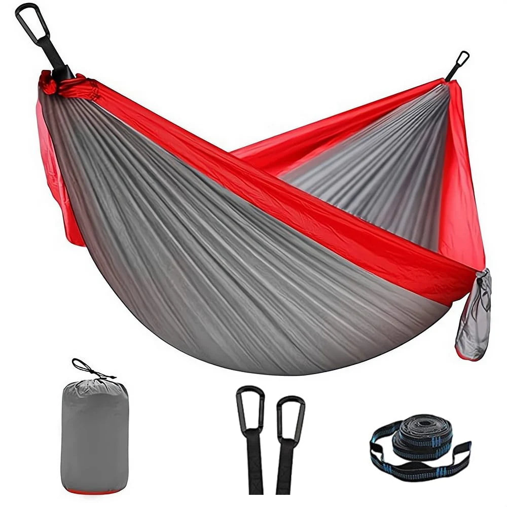 Camping Hammock Double Portable Dark Green W405