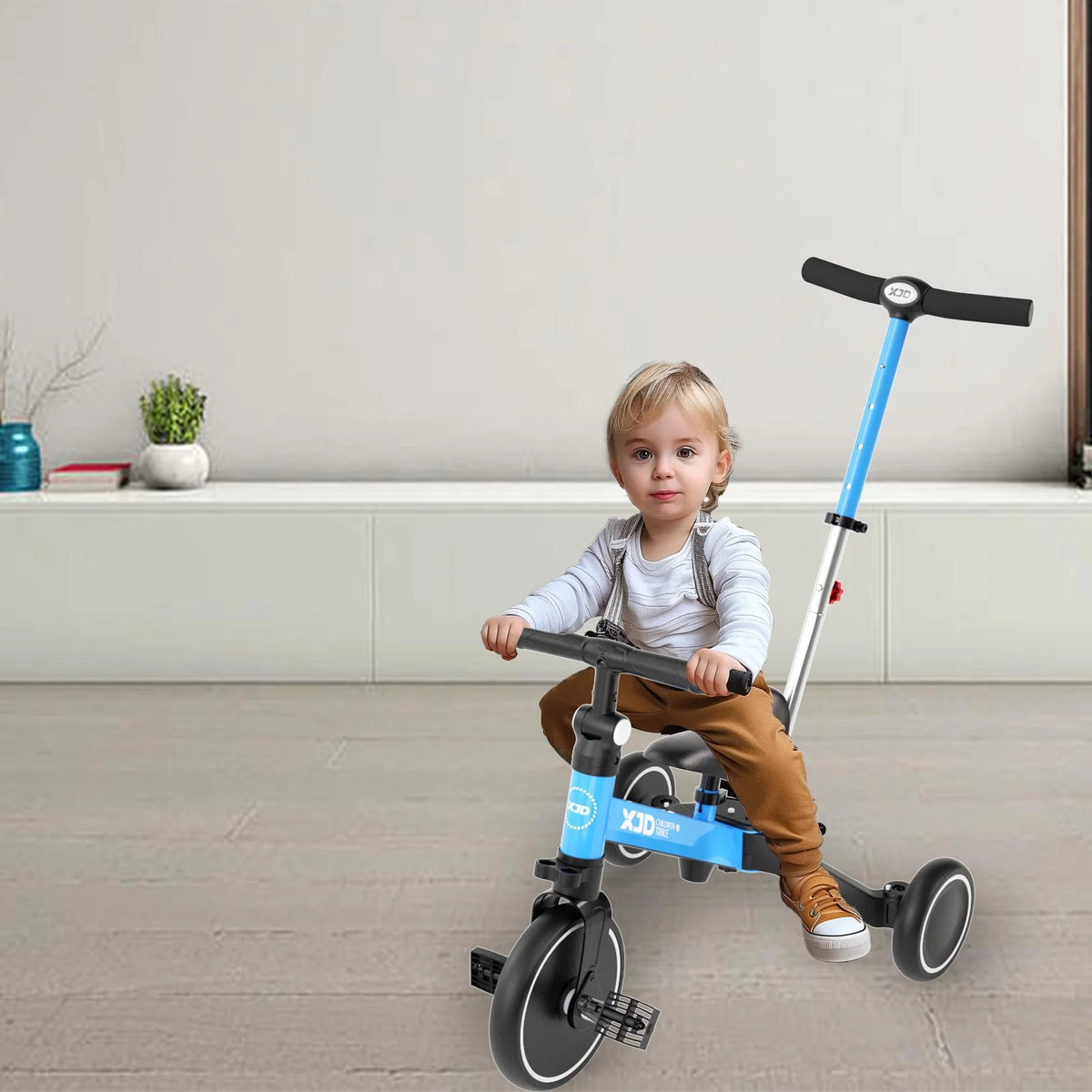 7 in 1 Toddler Tricycle with Push Handle R532939