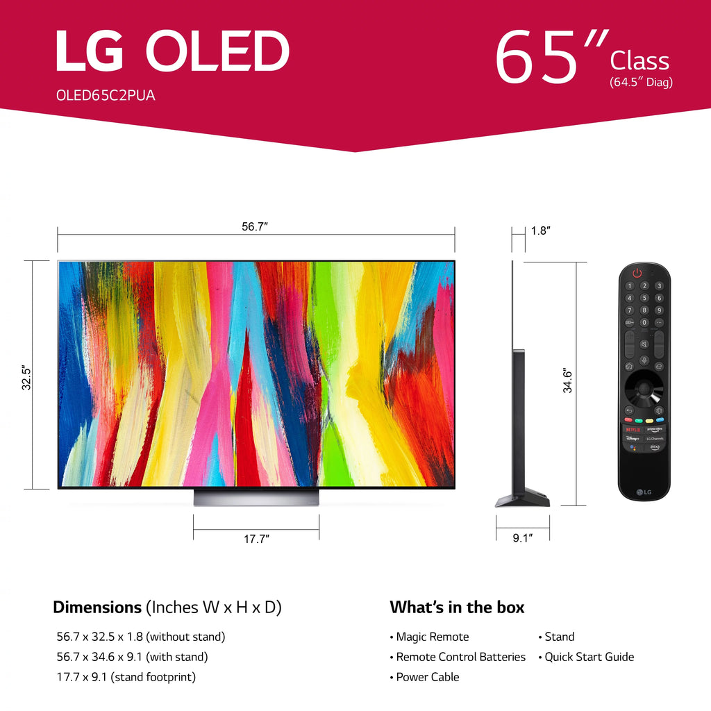 65 Class 4K UHD OLED Smart TV with Dolby Vision H92633
