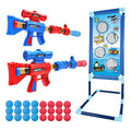 Shooting Game Toy with 2pk Air Guns, Target & 24 Foam Balls Z1586