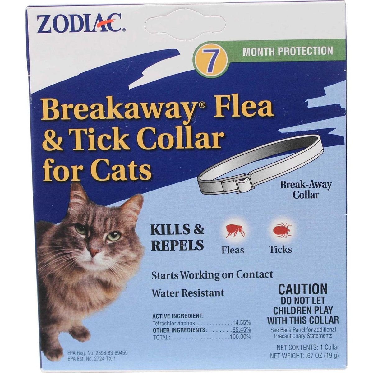 Breakaway Flea Tick Collar for Cats B7967