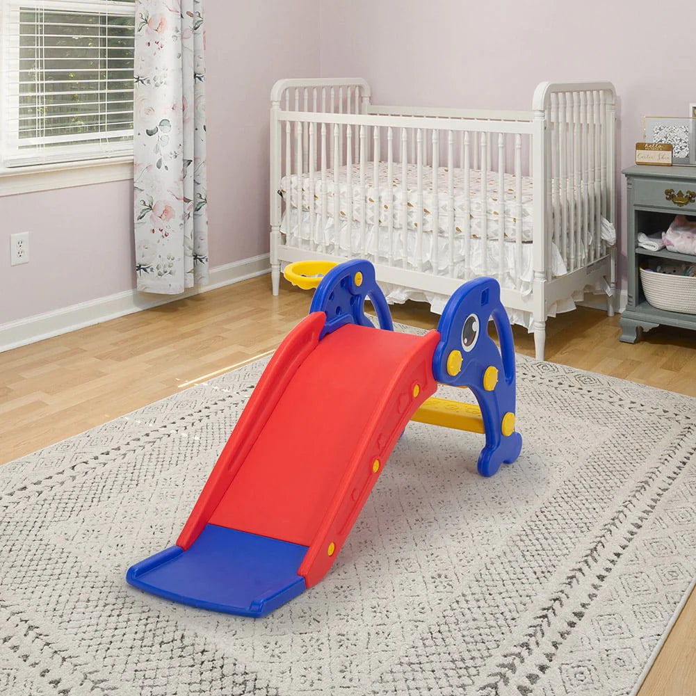 Toddler Slide with Basketball Hoop, Ball and Ladder K6533