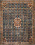 Cobalt Blue Spice 2.5' x 7'6 Rug W464