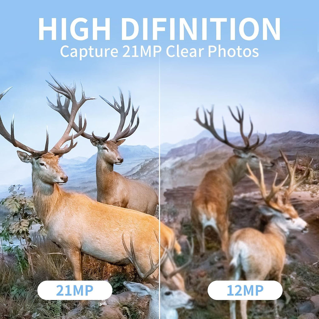 21MP 1080P Game Camera with Night Vision and IP66 Waterproof C98736