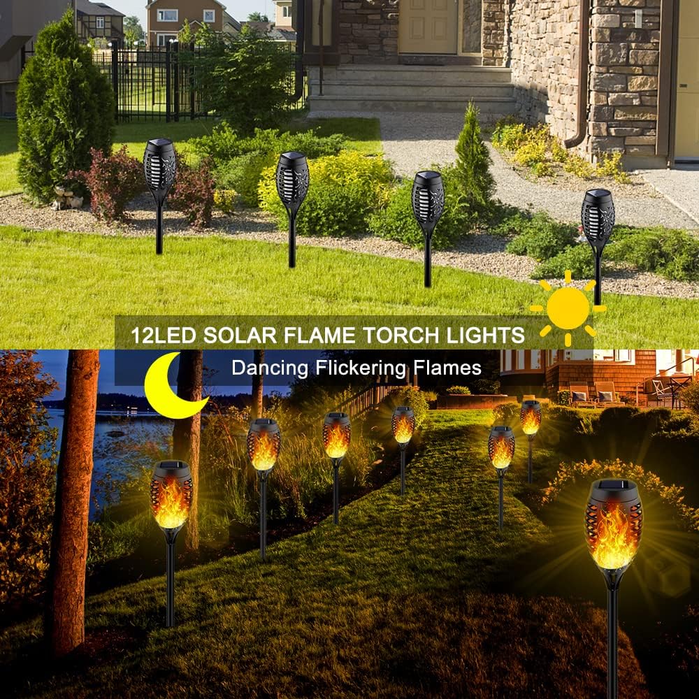 10 Pack Waterproof Solar Outdoor Lights Q892700