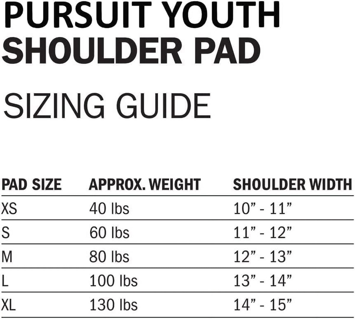 Youth Football Shoulder Pads W19891