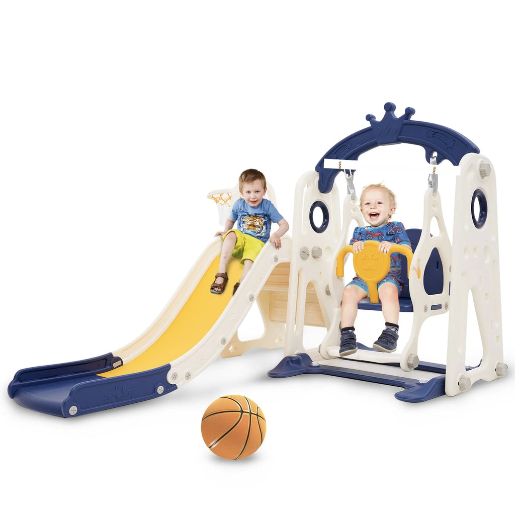 4 in 1 Toddler Slide and Swing Set Y45164