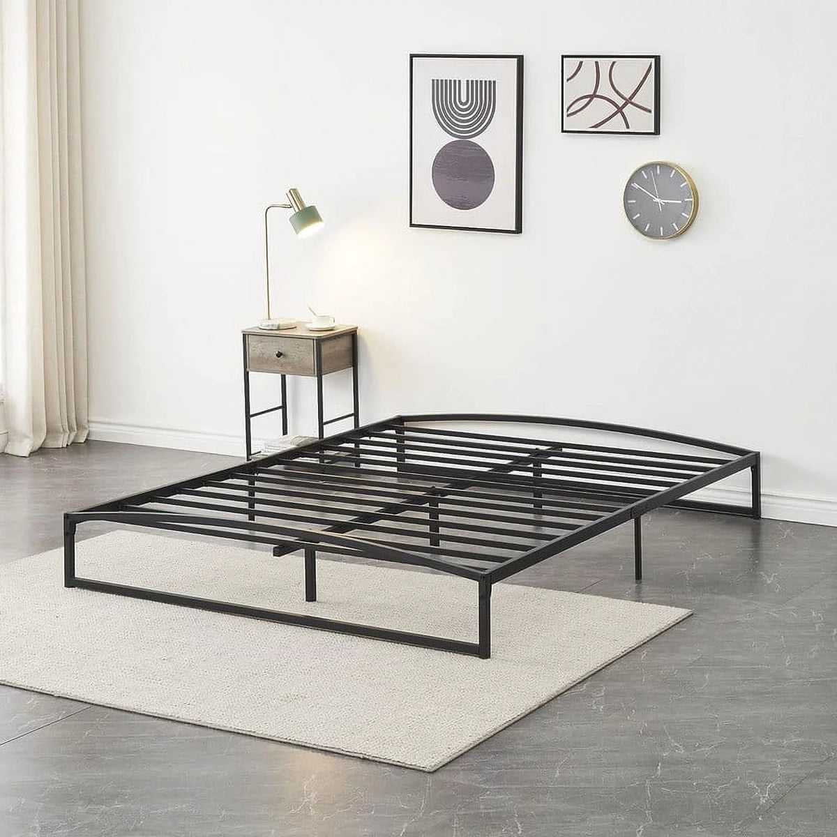 10 Inch Metal Twin Size Platform Bed Frame Y40963
