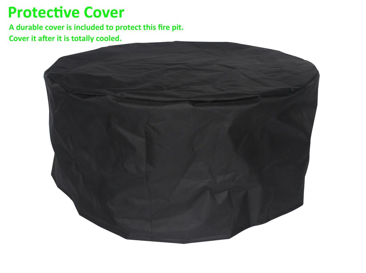 36 inch Round Wood Burning Metal Fire Pit D609603