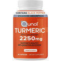 Turmeric Curcumin 2250mg 90 Vegetarian Capsules O11694