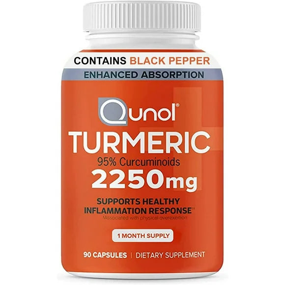 Turmeric Curcumin 2250mg 90 Vegetarian Capsules O11694
