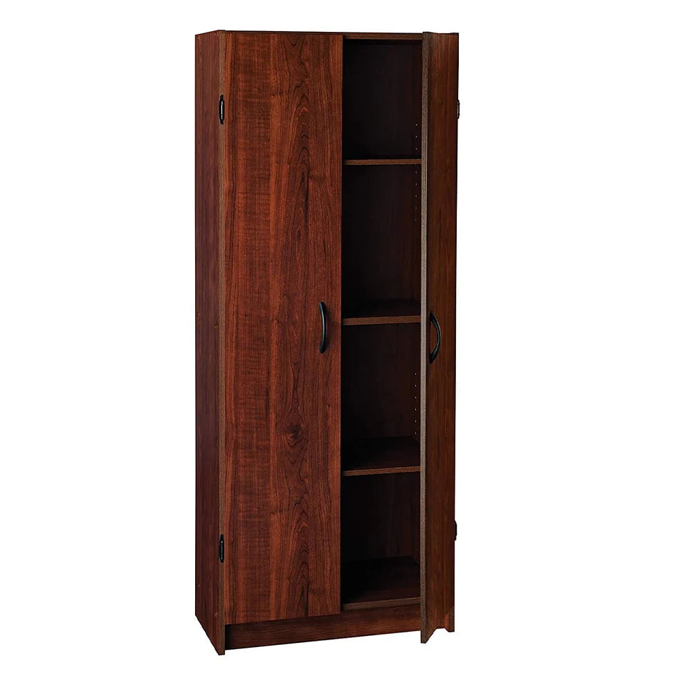 Adjustable 4 Shelf Pantry Cabinet White H3377