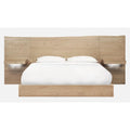 Live Edge Wall Bed with Floating Nightstands J36113