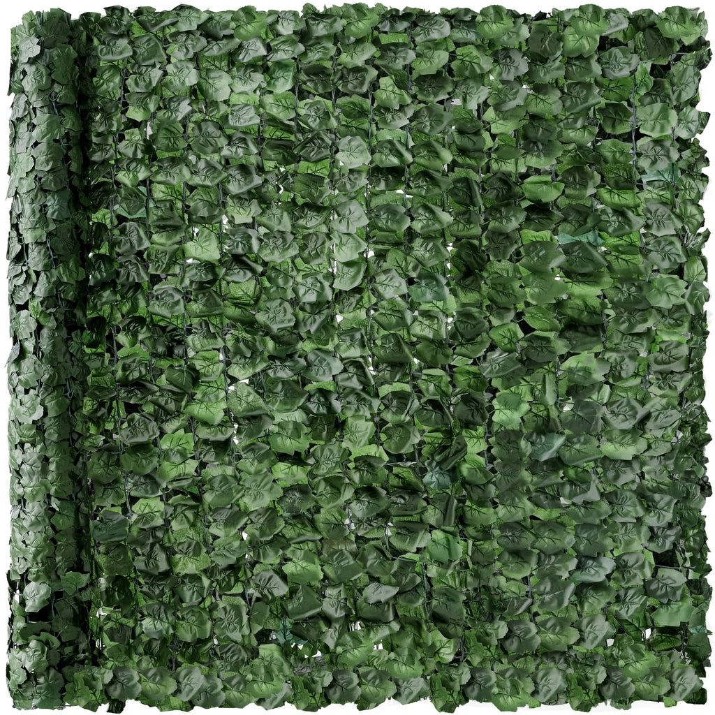 94x39in Artificial Faux Ivy Hedge Privacy Fence Screen K484